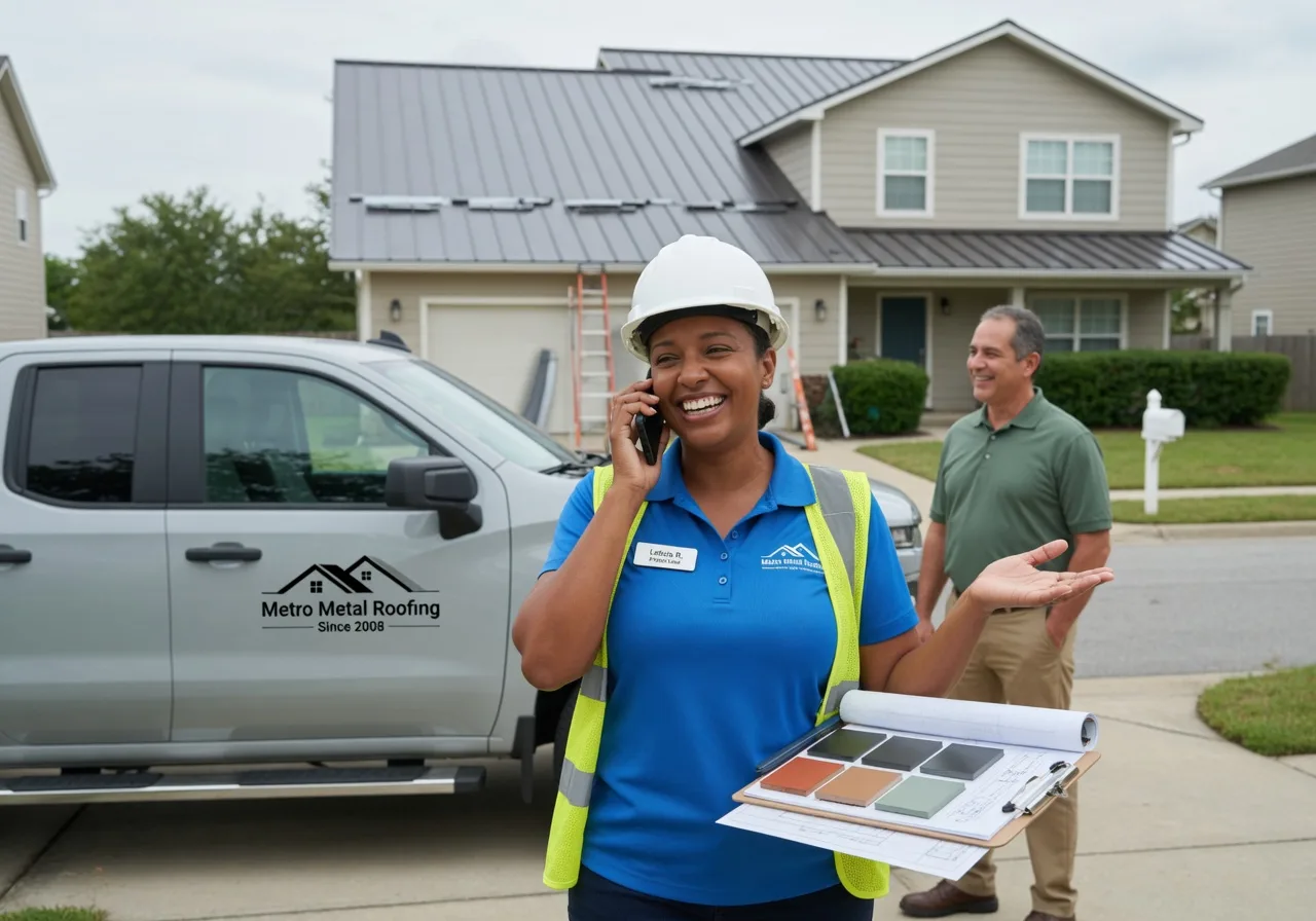Storm Damage Metal Roof Repair in Craigville, IN